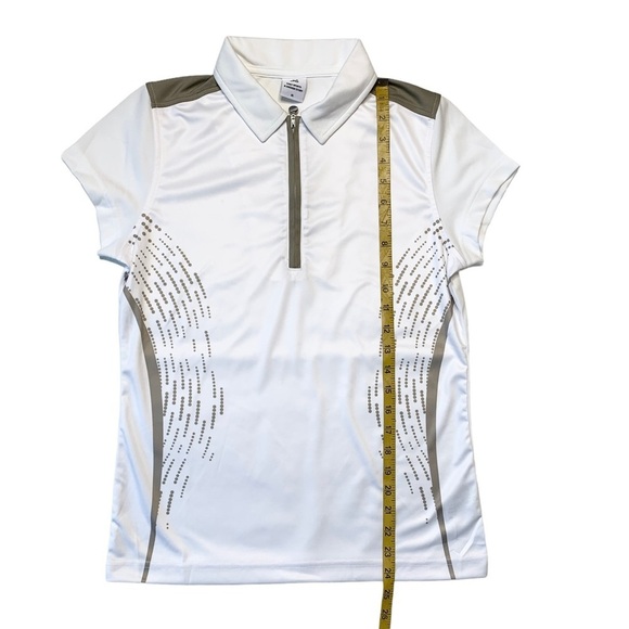 Daily Sports Short Sleeve 1/4 Zip Golf Polo - Picture 1 of 4
